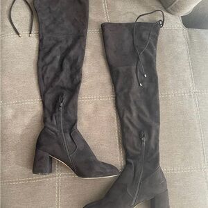 Steve Madden Black Over-the-Knee Boots